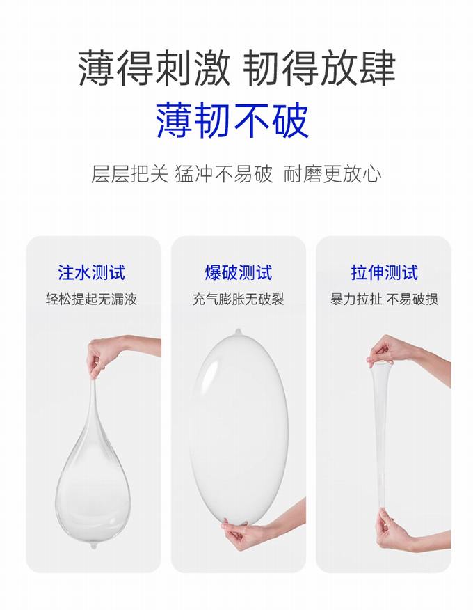 享久白科技2.0爽滑超薄001避孕套安全套