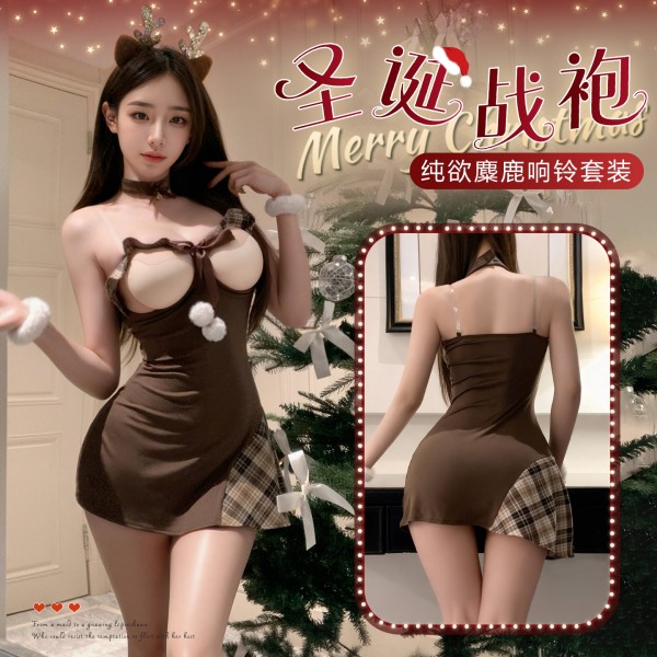 霏慕 纯欲麋鹿圣诞响铃套装zy152